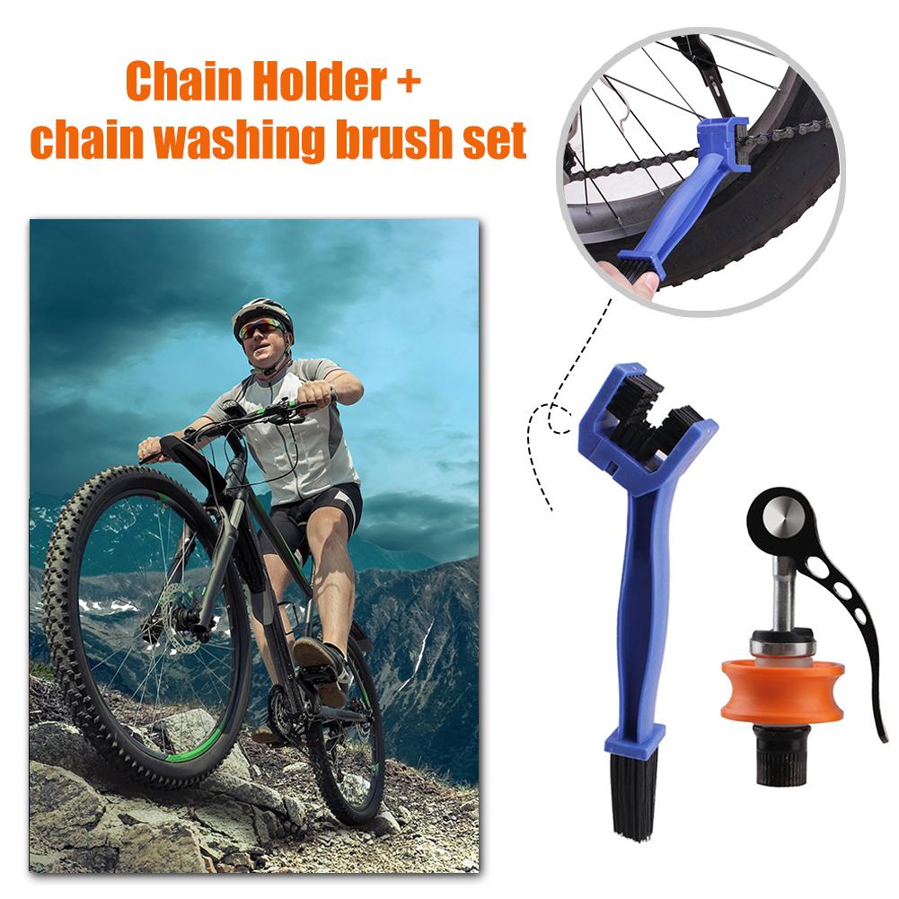 Details about Bicycle Chain Keeper Holder Hub MTB Road Bike Chain Cleaning Brush Set Tools Details about Bicycle Chain Keeper Holder Hub MTB Road Bike Chain Cleaning Brush Set Tools