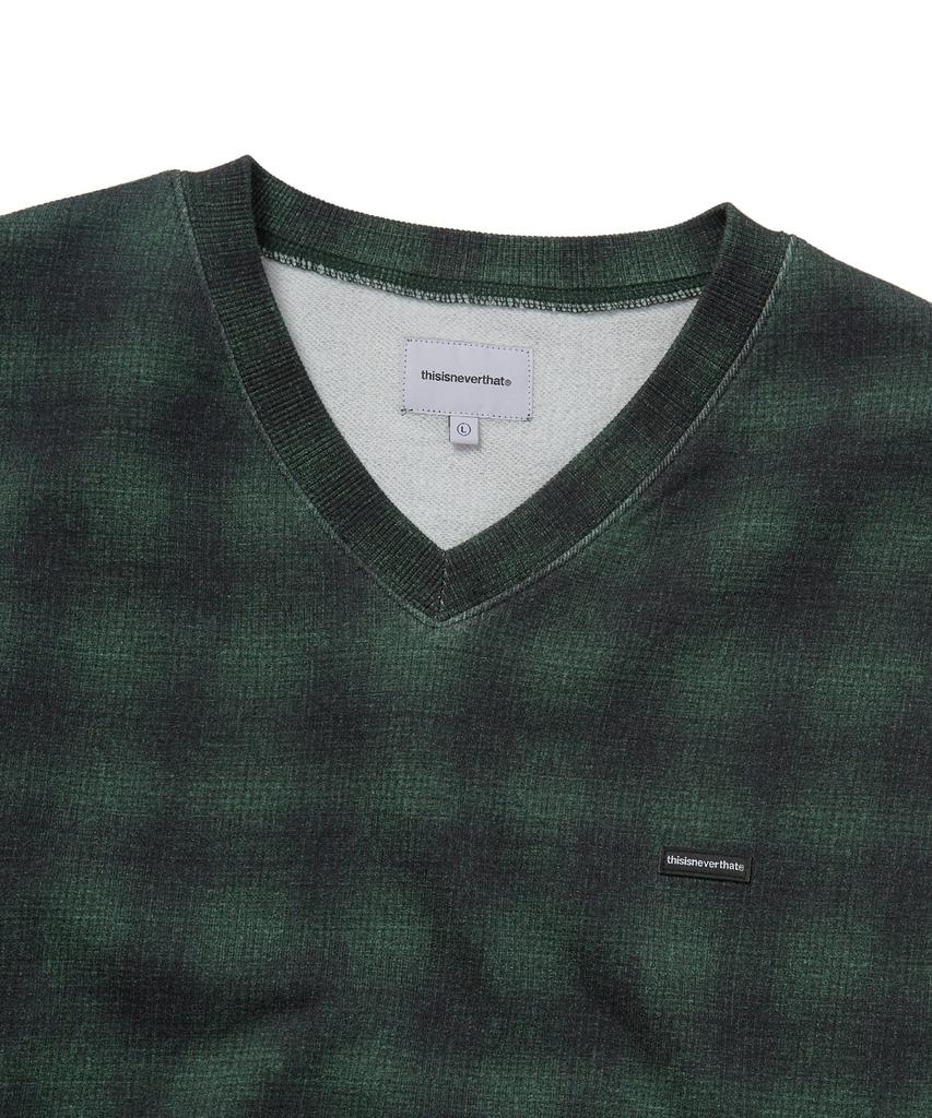Thisisneverthat T.N.T. Classic Hdp V Neck Vest Shadow Plaid