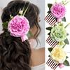 Side Clip Flower Hair Comb Bohemian Wedding Bride Accessories  Water Splashing Festival