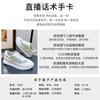 Spring 2025 New Leather Single Shoes Women's Sports and Leisure Shallow Mouth Leather Women's Shoes Flat Running Breathable White Shoes