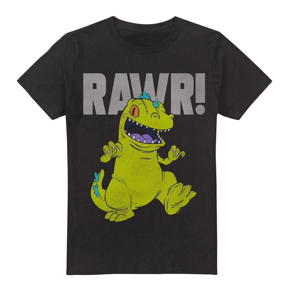 Rugrats Reptar 100% Cotton T-shirt Mens Tees Top S-2XL, Black L