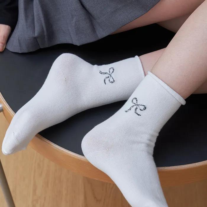 GGRN _ Women's Fashion Casual Point Mid-Length & Long-Length Socks Special Exhibition