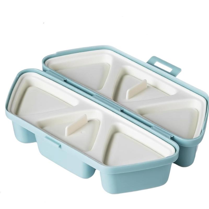 6 Grids Sushi Mould Triangle Bento Box Kitchen Party Supply Mold Tool Onigiri Rice Ball Bento Machinenori Kitchen Accessories