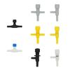 10pcs Aquarium Air Regulator Flow Tube Pipe Divider Valve Adjustable Oxygen Pump Tank Volume Control Valve For 4mm Oxygen Tube