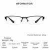Metal Frame Photochromic Reading Glasses Rectangular Shape Photochromic Lenses Metal-Frame Eyewear Vintage Style