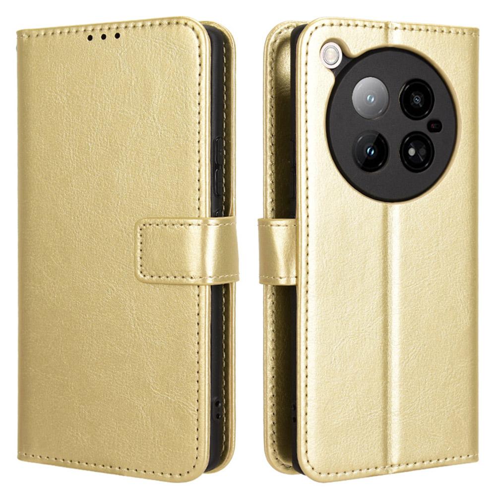 For Infinix Zero 40 4G X6860 Case Crazy Horse Texture PU Leather Phone Wallet Cover