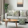 Modern Plants Cushion Pillowcase Printed Polyester 45X45Cm Throw Pillowcover Decorative Sofa Cushion Pillowslip Home Decor