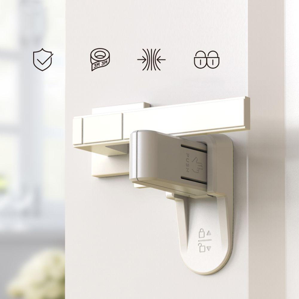 Hand Firm Kids Anti Open Door Lock Door Lever Lock Child Protection Equipment Baby Safety Locks