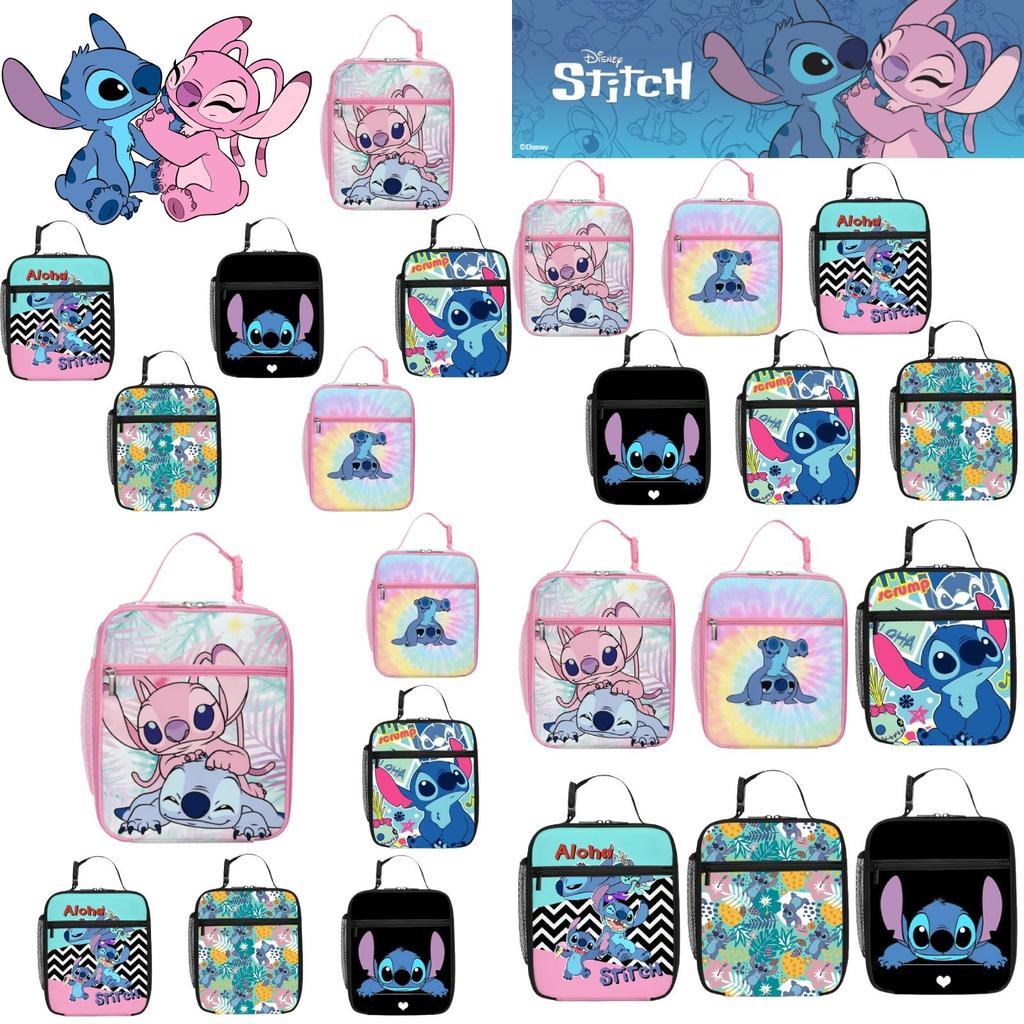 Runningtiger Stitch School Lunch Bag For Boys And Girls Breathable And Cute Design