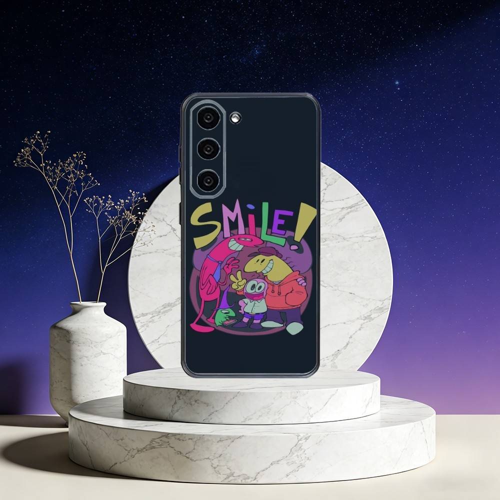 

S-Smiling F-Friends Phone Case For Samsung Galaxy A73,A72,A71,A70,A53,A52,A51,Others Soft Black Cover Samsung a11