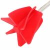 Paint Mixer Bit Stirring Rod Red Silver Steel Pigment Mixing Paddle ABS Electric Drill Attachment High-Quality Brand New