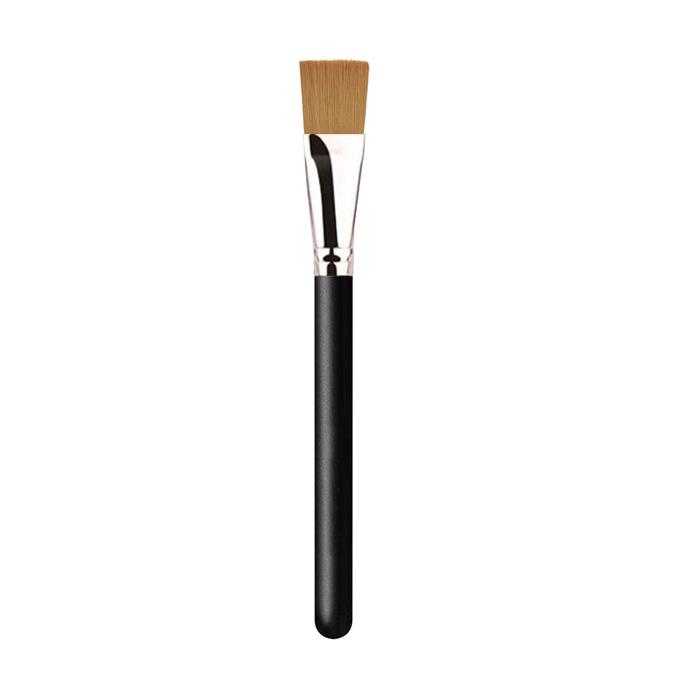 Seamless Angled Round Head Foundation & Concealer Brush, Black