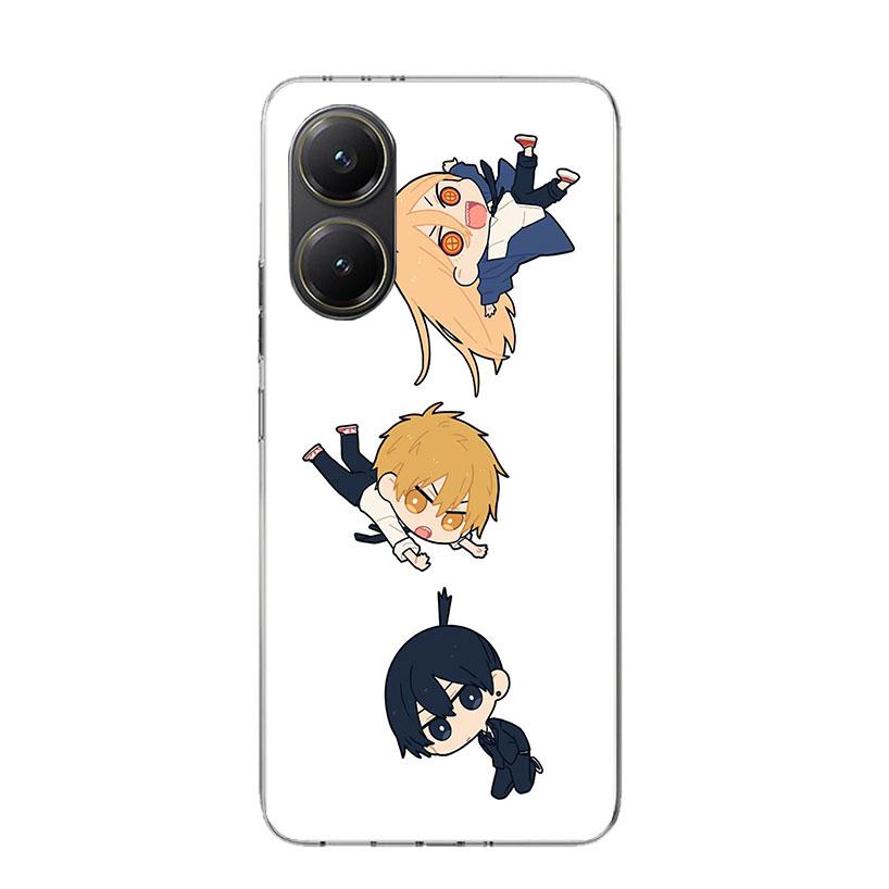 C-Chainsaw Mans Cute Phone Case For Xiaomi Poco X7 X6 X5 Pro F7 Ultra Redmi 15C 15 13 13C 12 12C 10 10A 10C 9 9A 9C 9T Cover Poc
