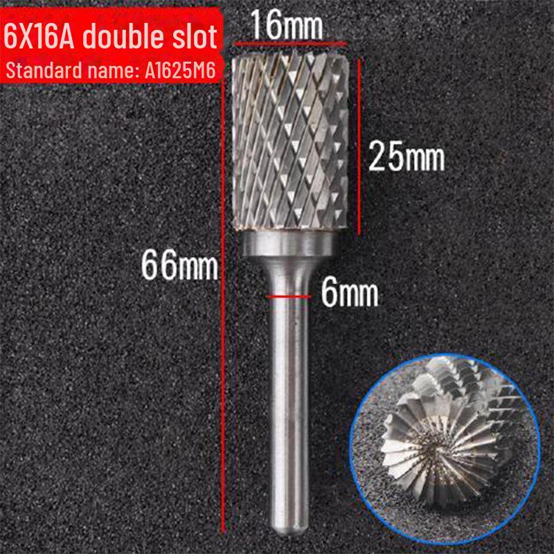 6mm Handle Tungsten Steel Grinding Head Carbide Rotary File for Polishing and Milling