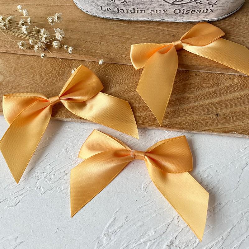 2.5cm Wide Handmade Ribbon Bow Knot for DIY Clothing & Hair Accessories, Card Holders, and Decorations