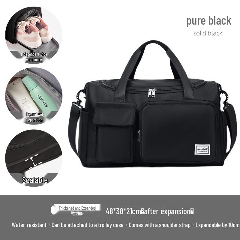 Men's Large Capacity Oxford Cloth Travel Bag - Lightweight, Handheld, and Perfect for Short Trips, Sports, or School Use