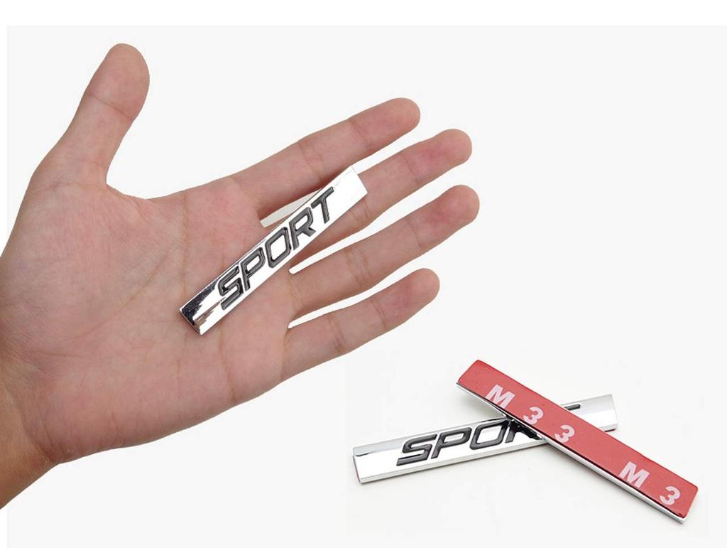 Goods Land [3color] General Purpose 3D Metal Sticker SPORTS Sports