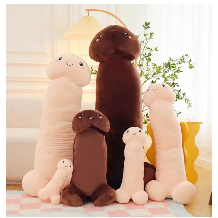 Trick Penis Simulation Plush Toys Boys Dick Plushie Real-life Penis Hug Pillow Stuffed Sexy Interesting Gifts For Girlfriend