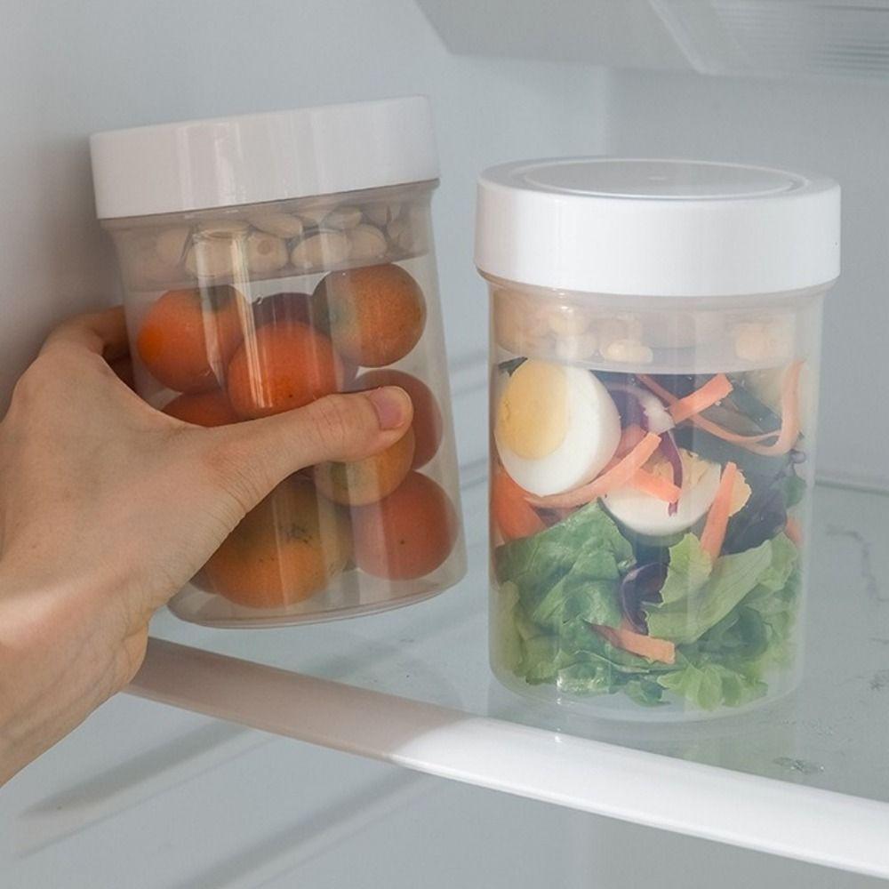 Plastic Double-Layer Salad Cup 750 Ml Oat Cup Multi-functional Breakfast Cup  Home Kitchen