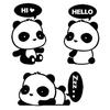 Animal Pattern Self-Adhesive Removable Panda Switch Sticker for Bedroom