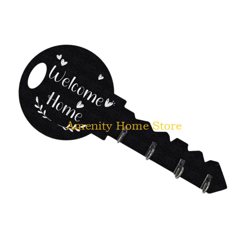 F26C Wooden Wall Hook Bohemians Styles for Easy Organization and Home Accessories Storage Easy Mount