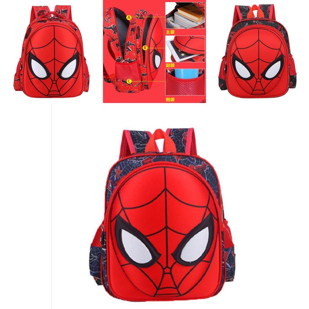 Spiderman Home Coming Backpack For Kids Boys And Girls With Durable Polyester Material And Adjustable Straps