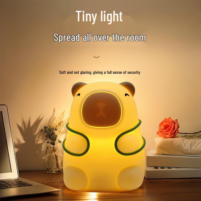 Rabbit Silicone Night Light: Soft, Cute Bedside Companion for a Cozy Atmosphere