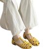 2025 Summer Fashion Weaving Hollow Flat Bottom Baotou Comfortable Soft Bottom Sandals for Women's Casual Versatile Sandals