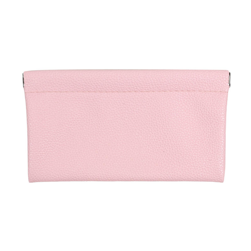 

Self-closing First-layer PU Leather Long Wallet Passport Driver s License Document Holder Data Cable Cosmetic Bag -1/2/3PCS 1Pc рожевий