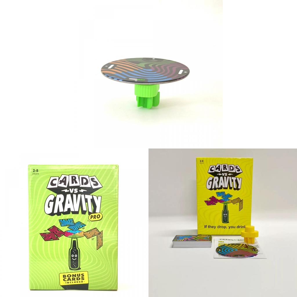 Cards Vs Gravity Gioco da Tavolo in Cartone con Enigmi per Bambini e Adulti