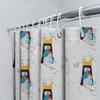 Anime Shower Curtain Japanese Otaku Decor Washable Bathroom Curtain Home Decor Backdrop Artistic Pattern Anime Gift