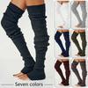 Winter Lange Warme Stulpen Strick Kniehohe Socken Mädchen Stiefelstulpen Socke Skinny Strümpfe Lolita Gestrickte Gehäkelte Lange Socken