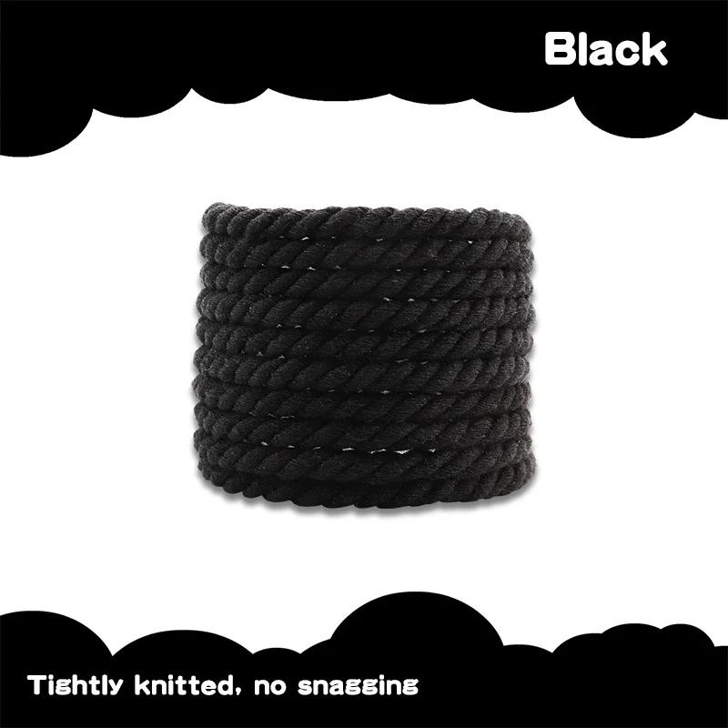 Lacci per Scarpe in Cotone Intrecciato Spessi 6mm, Lacci Rotondi Intrecciati, Lacci di Ricambio Resistenti Multicolore per Sneakers, Stivali e Scarpe Casual