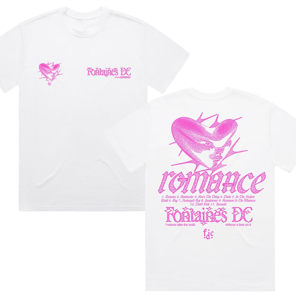 New Fontaines D.C.Romance T Shirt In The Modern World Men Clothing Harajuku T-Shirt Unisex High Quality Tops Cotton Tees Shirts