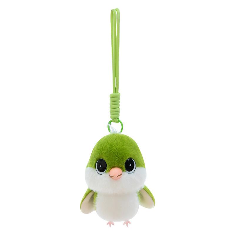 Plush Bird Toy Hanging Keychain For Kids Girl Boy Gift Soft Stuffed Animal Decor