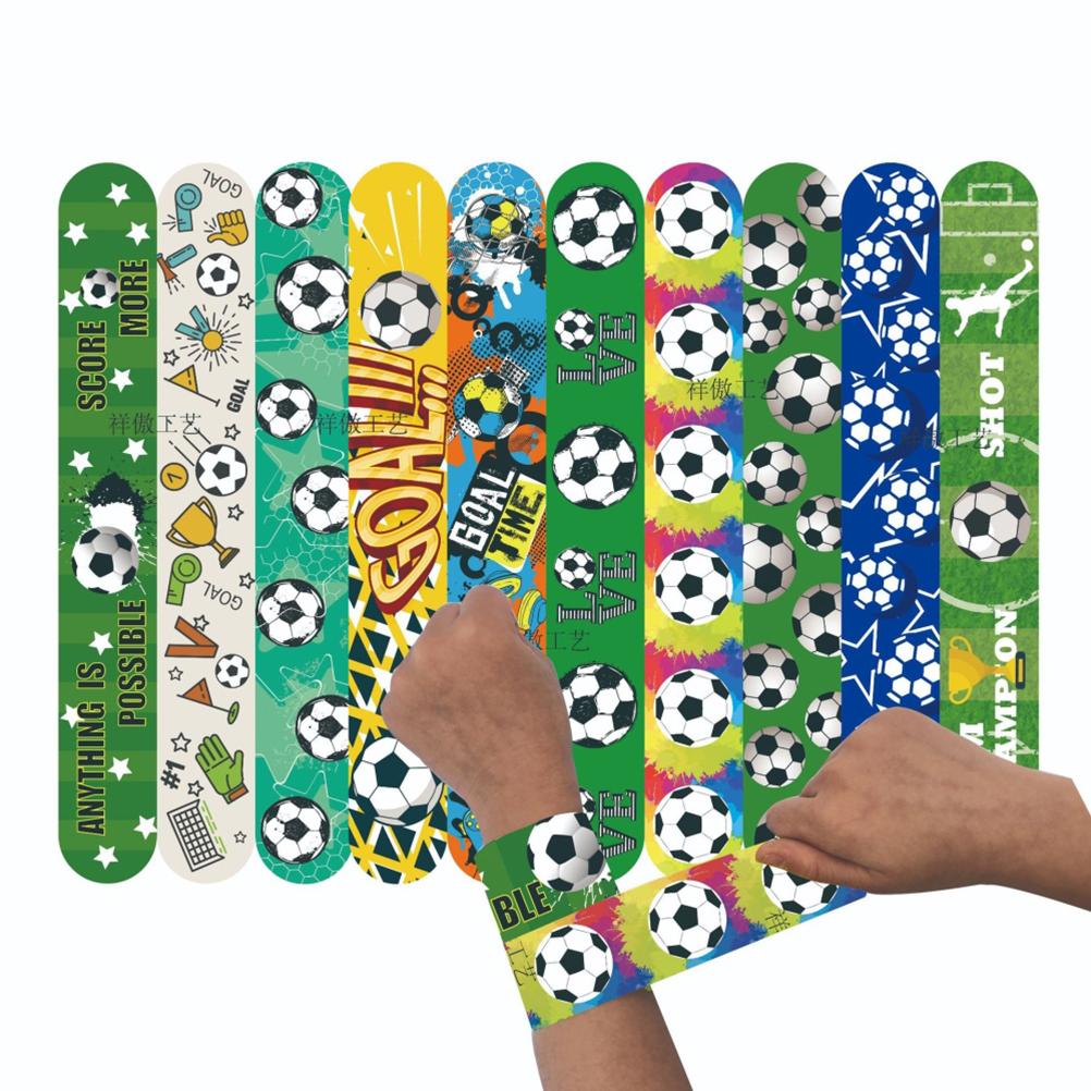 40 52 62 68 72Pcs Football Match Soccer Toys Set Whistles Stickers Key Chains Bracelets Fans Cheering Props Soccer