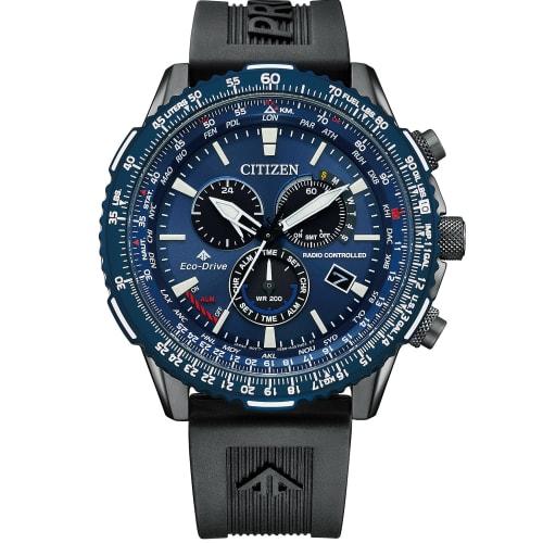 

Citizen Promaster Waterproof Pilot s Watch, Radio-Controlled Solar, CB5006-02L, Men s, Black