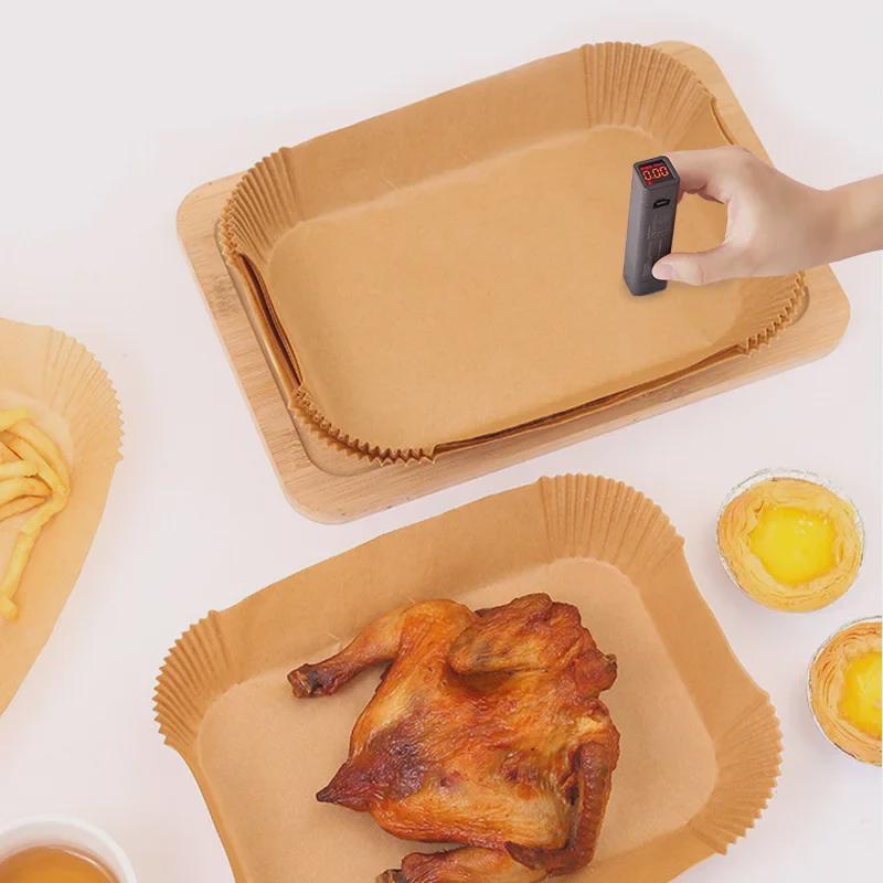 Obdélníková papírová miska do horkovzdušné fritézy pro Ninja Dual Pot