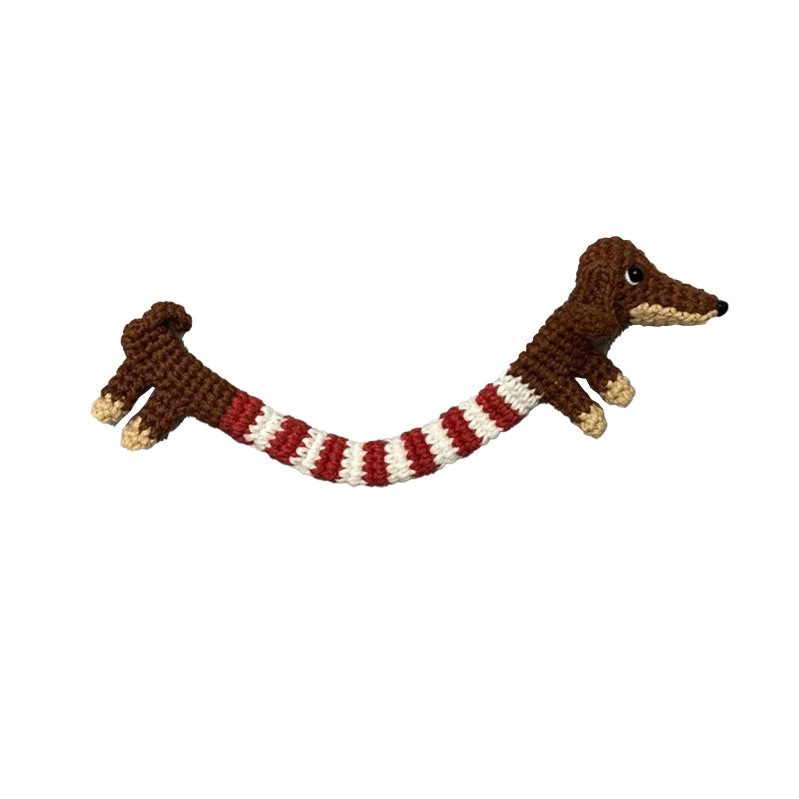 

Вязаная вручную собачка своими руками милая шерстяная кукла, Вязаная вручную щенок своими руками шерстяная кукла, Вязаная позитивная кукла щенок One Size красный