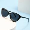 Cat eye sunglasses women's new sunglasses men's retro white advanced sunglasses OZ