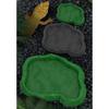 3PCS Plastic Reptiles Habitat Dish MultiPurpose Feeding And Bathing Container Food Bowl Feeder for Terrariums Decoration