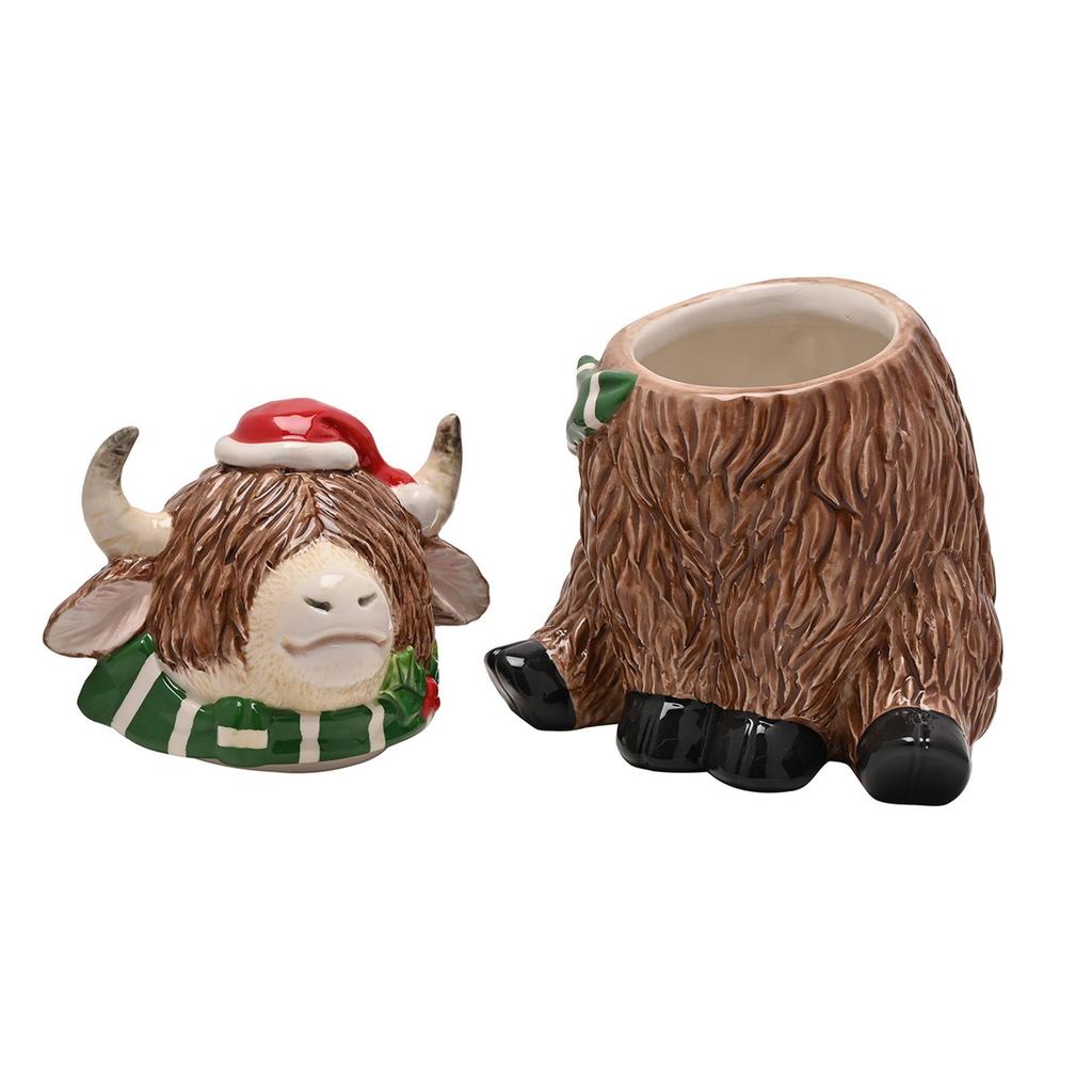 Ceramic Cookie Jar - Highland Cow