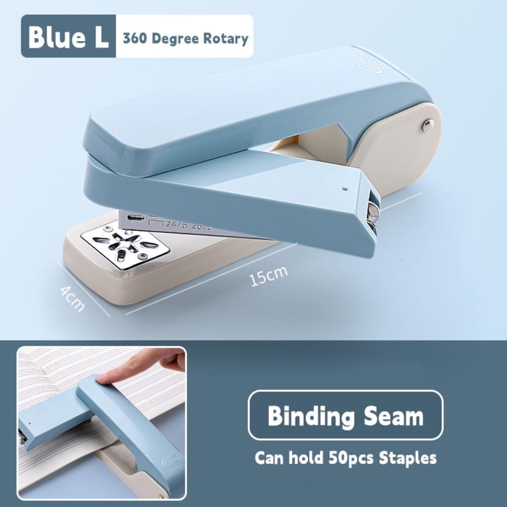 360 Degree Rotary Stapler Use 24/6 26/6 Staples Bookbinding Machine  Bookbinding Supplies
