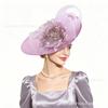 European and American Brides Retro Imitation Hemp Yarn Top Hat Celebrities Horse Racing Festival Tea Party Exaggerated Top Hat