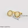 Nidin Classic New Design Copper Shiny Crystal Zircon Lucky Tree Of Life Stud Earrings For Women Fashion Temperament Ear Jewelry