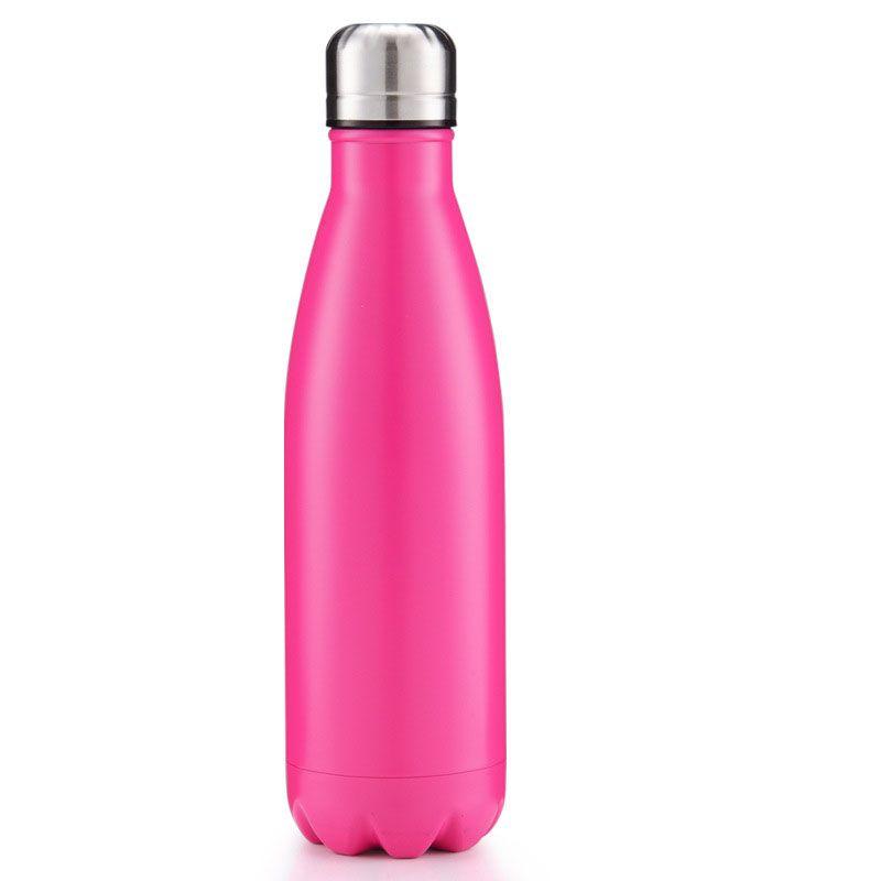 Water Sports 500ml Bottle Double Wall Vacuum Insulated Cola Shape Bottle Water