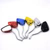 1 Pair Motorcycle Rearview Mirror Scooter Reversing Auxiliary Side Mirror Universal Modification Parts