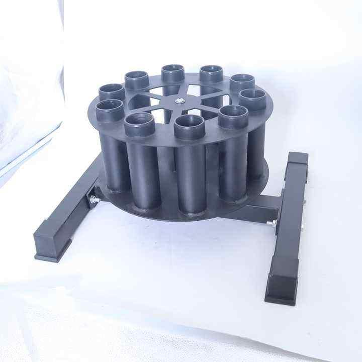 Barbell Holder Storage & Organization for Home Commercial & Garage Gyms Holds 10 Bars Curl Bars Hex Bars Tricep Bars