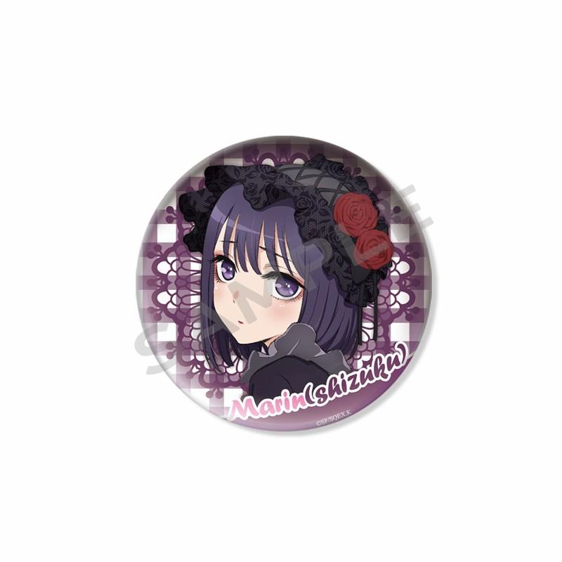 My Dress-Up Darling Anime Brooch Pin Kawaii Cartoon Figure Marin Kitagawa Badge Bag Hat Accessories Animation Peripheral Gifts