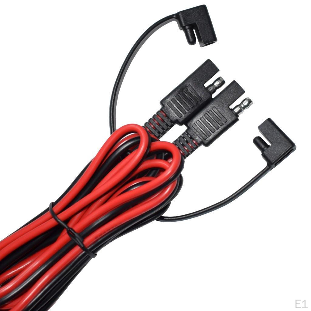 SAE To 2pin 14 Amp 6.5ft/2 Panel Extension Cable Cord, Heavy Duty